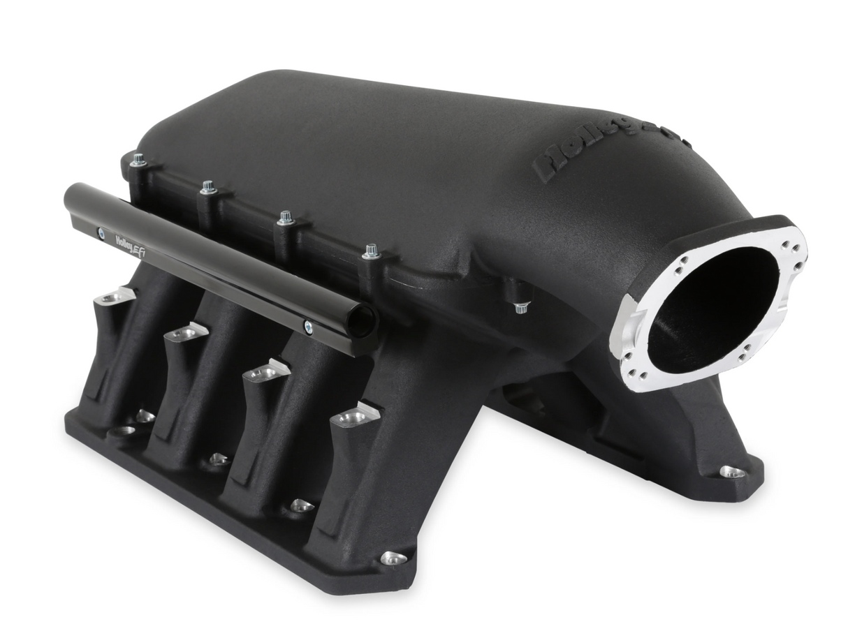 Holley® #300-658BK Gen III Hemi Hi-Ram EFI Intake Manifold (80/92mm Mopar Throttle Bodies)