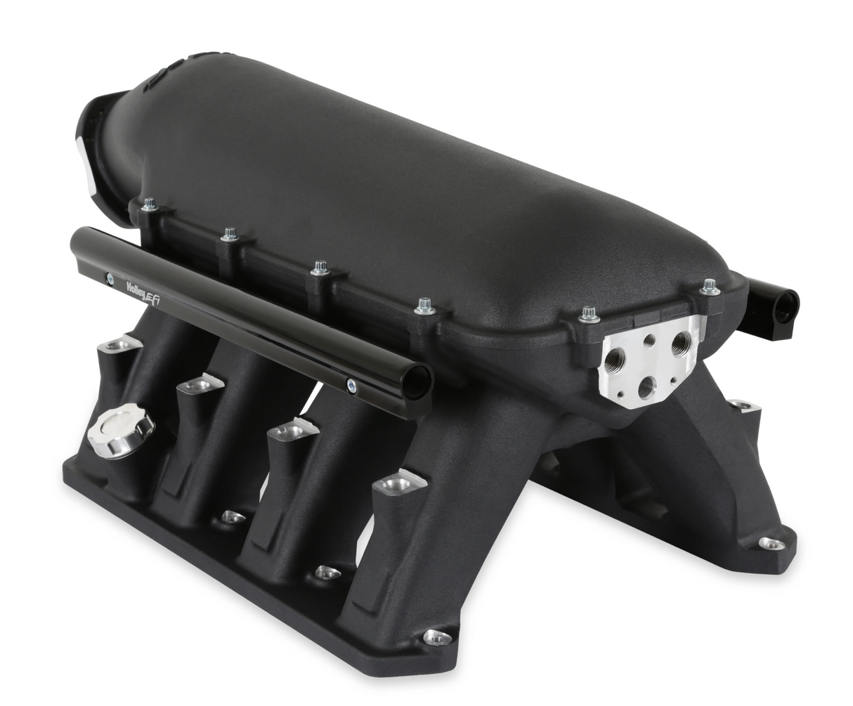 Holley® #300-658BK Gen III Hemi Hi-Ram EFI Intake Manifold (80/92mm Mopar Throttle Bodies)