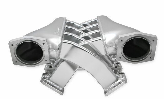 Holley® #820201 GM LS1/LS2/LS6 92MM Sniper EFI Fabricated Intake Manifold Dual Plenum with Fuel Rail Kit