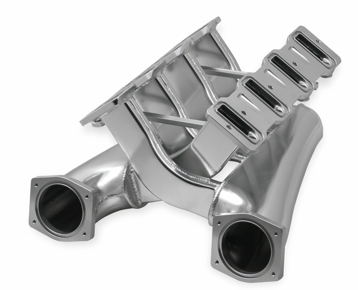 Holley® #820201 GM LS1/LS2/LS6 92MM Sniper EFI Fabricated Intake Manifold Dual Plenum with Fuel Rail Kit