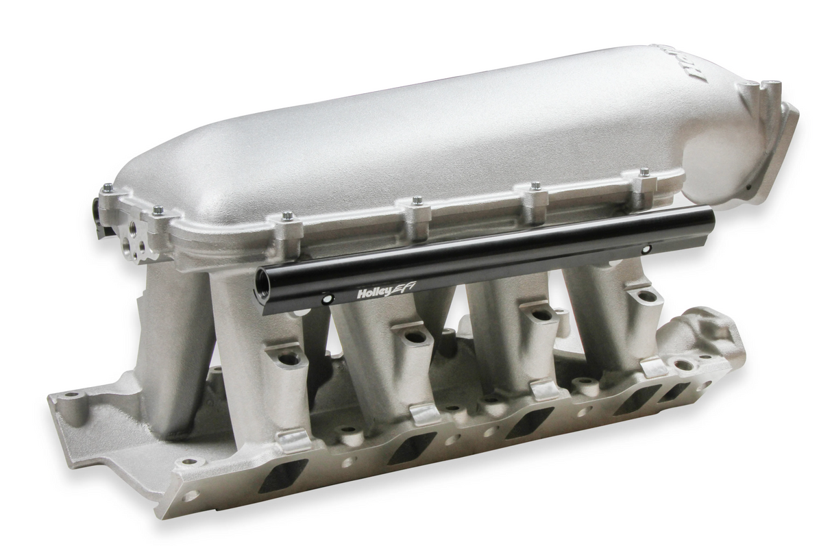 Holley® #300-273 GM 8.2" SBF Ford Hi-Ram Intake Manifold with 105mm LS Throttle Body Flange Top