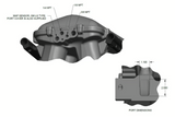 Holley® #300-273 GM 8.2" SBF Ford Hi-Ram Intake Manifold with 105mm LS Throttle Body Flange Top