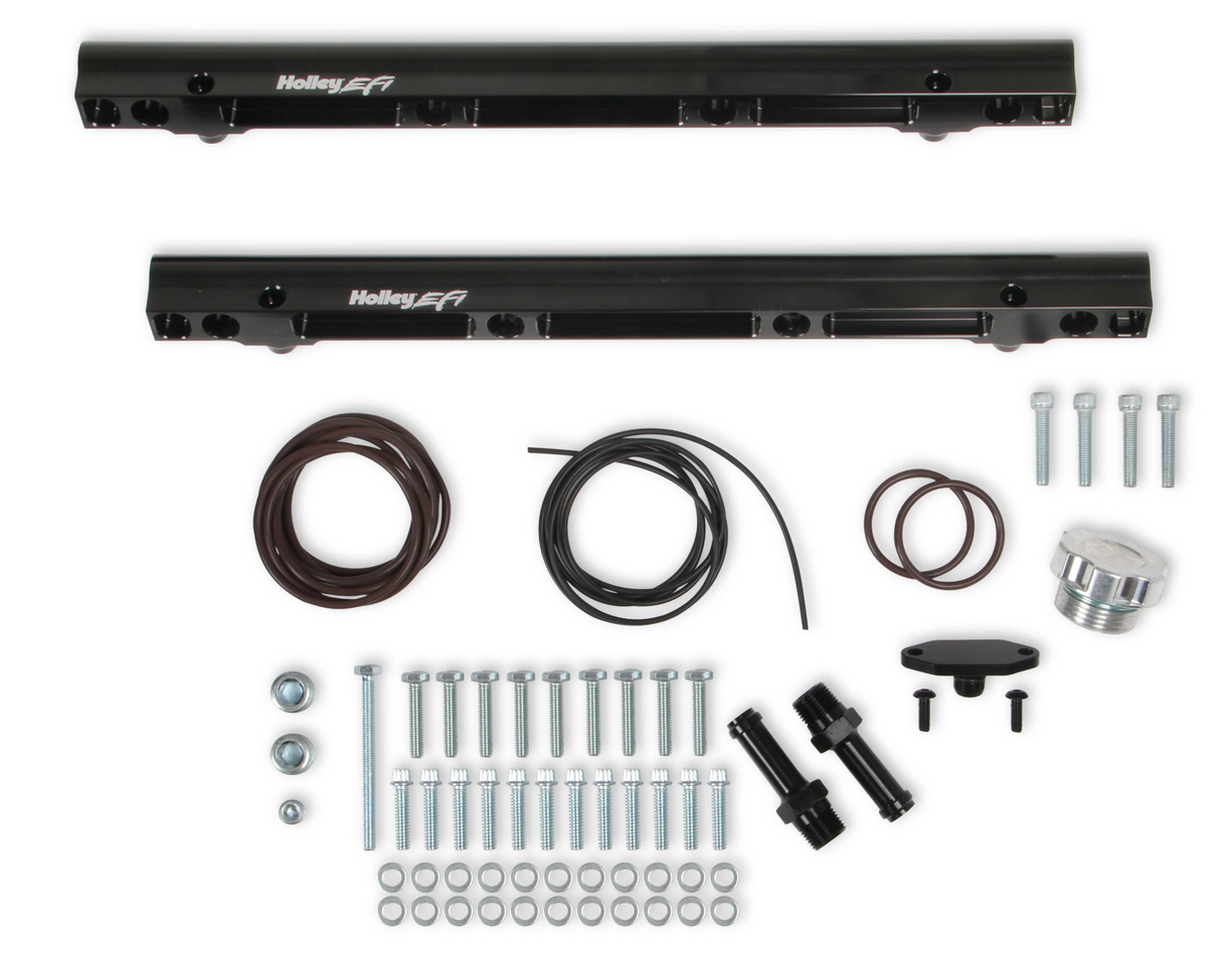 Holley® #300-650BK Gen III Hemi Hi-Ram EFI Manifold for 95mm LS Style Throttle Body