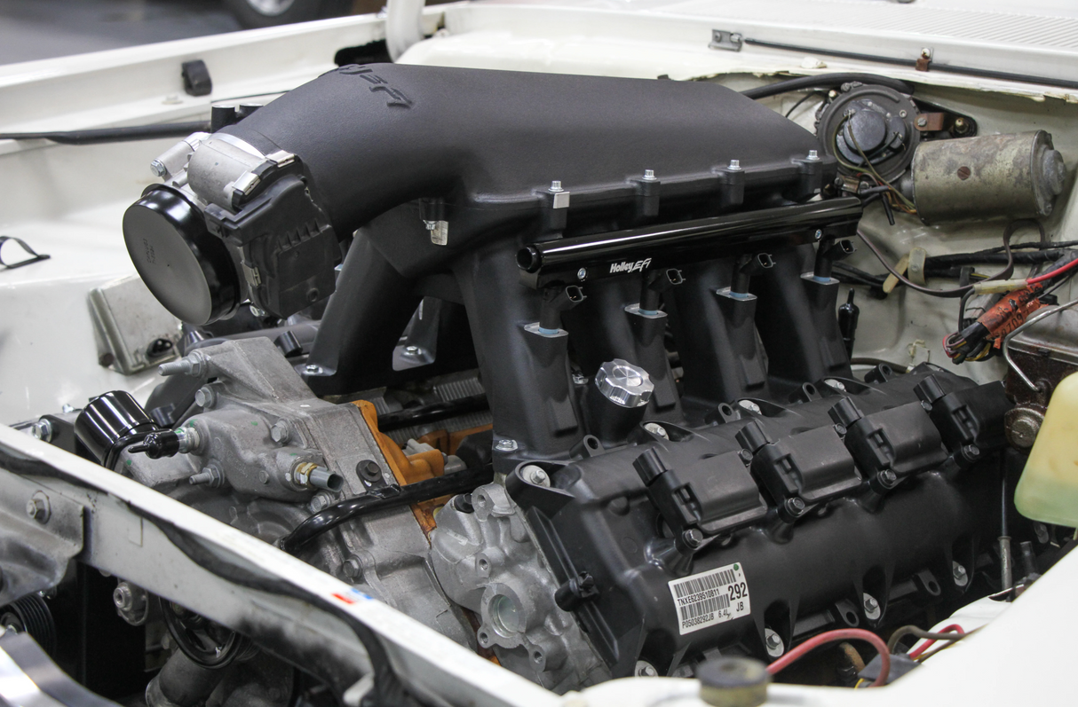 Holley® #300-650BK Gen III Hemi Hi-Ram EFI Manifold for 95mm LS Style Throttle Body