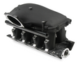 Holley® #300-308BK 8.2" SBF Ford Hi-Ram Intake Manifold with 105mm 1986-95 Ford 5.0 Throttle Body Flange Side Mount Top