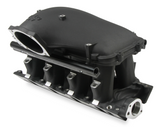 Holley® #300-308BK 8.2" SBF Ford Hi-Ram Intake Manifold with 105mm 1986-95 Ford 5.0 Throttle Body Flange Side Mount Top