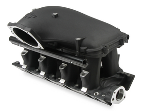 Holley® #300-308BK 8.2" SBF Ford Hi-Ram Intake Manifold with 105mm 1986-95 Ford 5.0 Throttle Body Flange Side Mount Top