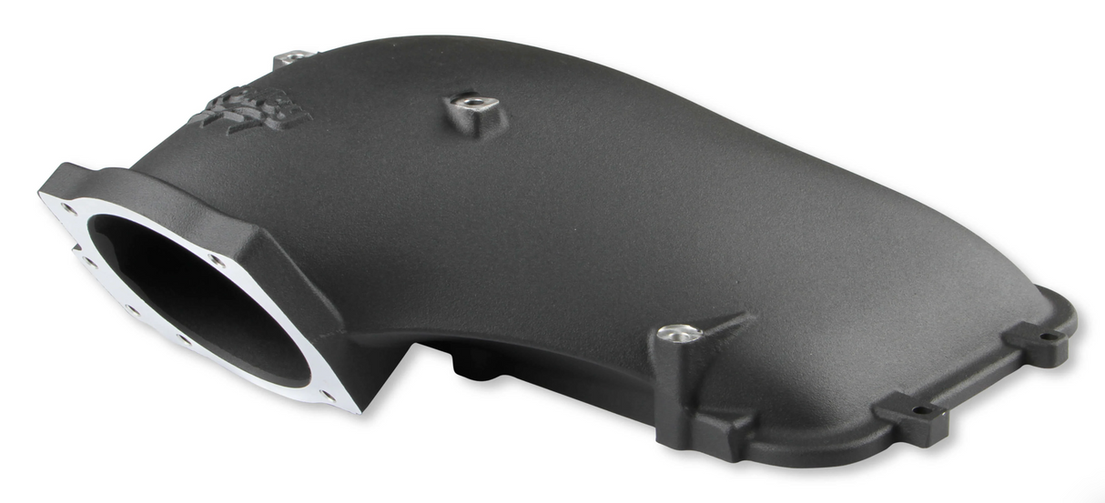 Holley® #300-308BK 8.2" SBF Ford Hi-Ram Intake Manifold with 105mm 1986-95 Ford 5.0 Throttle Body Flange Side Mount Top
