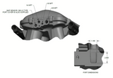 Holley® #300-308BK 8.2" SBF Ford Hi-Ram Intake Manifold with 105mm 1986-95 Ford 5.0 Throttle Body Flange Side Mount Top