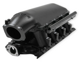 Holley® #300-242BK Black Ford 351W (9.5" Deck) Ford Hi-Ram Intake Manifold with 105mm LS Throttle Body Flange Top