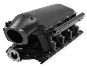 Holley® #300-242BK Black Ford 351W (9.5" Deck) Ford Hi-Ram Intake Manifold with 105mm LS Throttle Body Flange Top