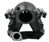 Holley® #300-242BK Black Ford 351W (9.5" Deck) Ford Hi-Ram Intake Manifold with 105mm LS Throttle Body Flange Top