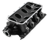 Holley® #300-242BK Black Ford 351W (9.5" Deck) Ford Hi-Ram Intake Manifold with 105mm LS Throttle Body Flange Top