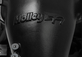 Holley® #300-242BK Black Ford 351W (9.5" Deck) Ford Hi-Ram Intake Manifold with 105mm LS Throttle Body Flange Top
