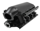 Holley® #300-241BK Black Ford 351W (9.5" Deck) Ford Hi-Ram Intake Manifold with 95mm LS Throttle Body Flange Top