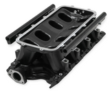 Holley® #300-241BK Black Ford 351W (9.5" Deck) Ford Hi-Ram Intake Manifold with 95mm LS Throttle Body Flange Top