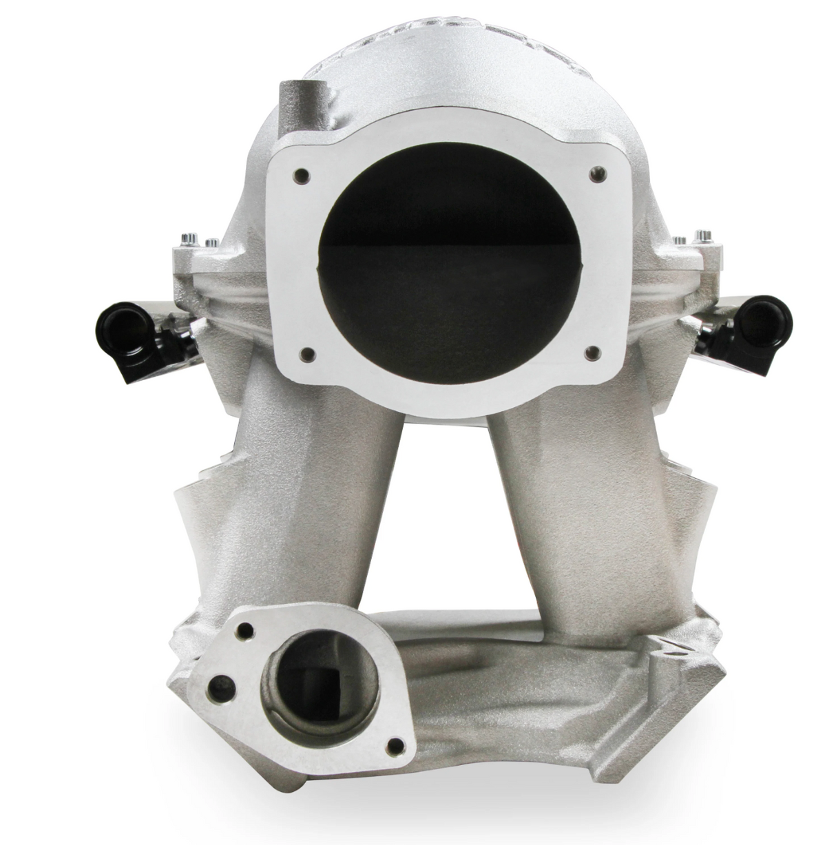Holley® #300-306BK 8.2" SBF Ford Hi-Ram Intake Manifold with 95mm 1986-95 Ford 5.0 Throttle Body Flange Side Mount Top