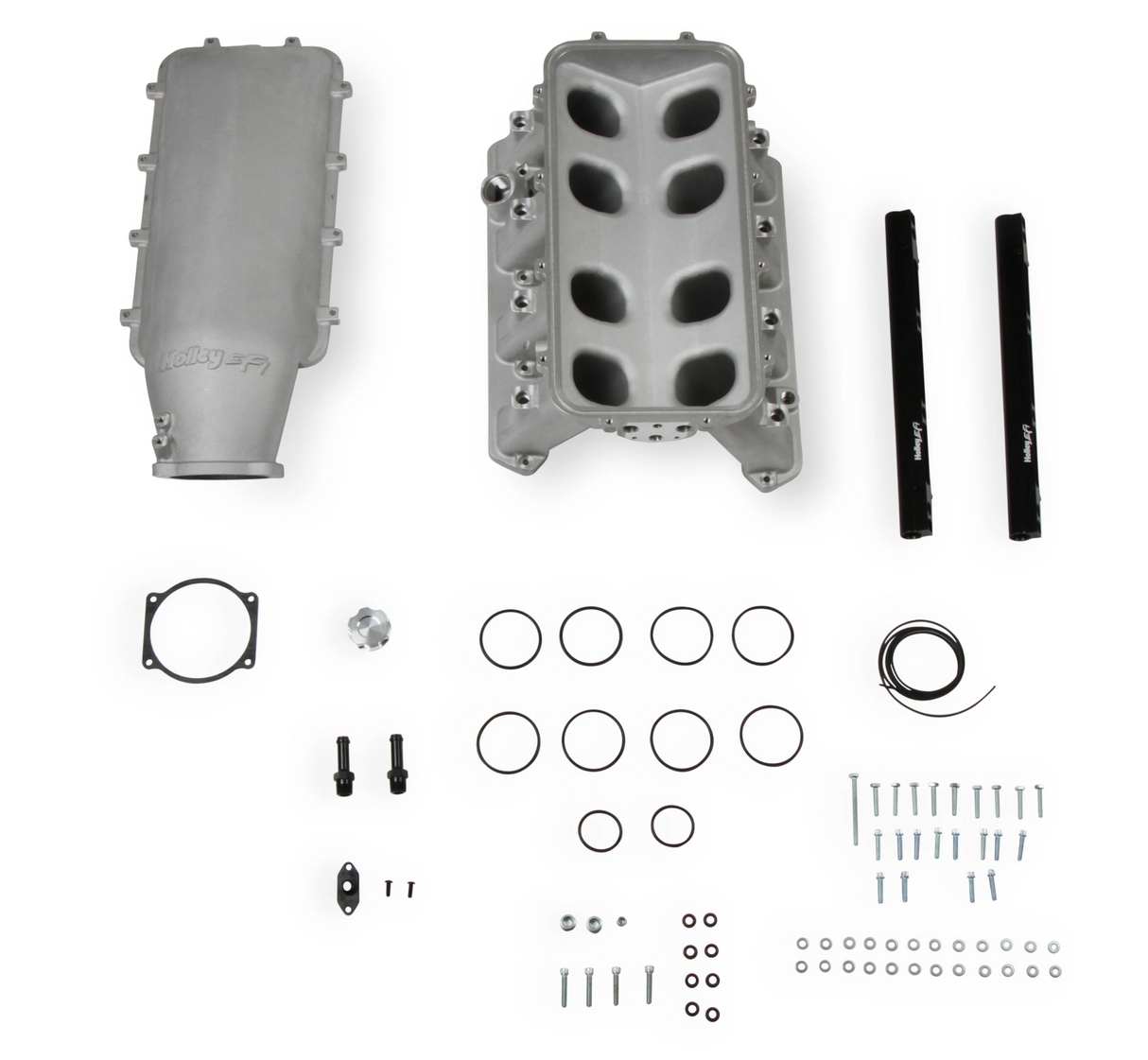 Holley® #300-650 Gen III Hemi Cast EFI Intake Manifold for use with 95mm LS Style Throttle Body