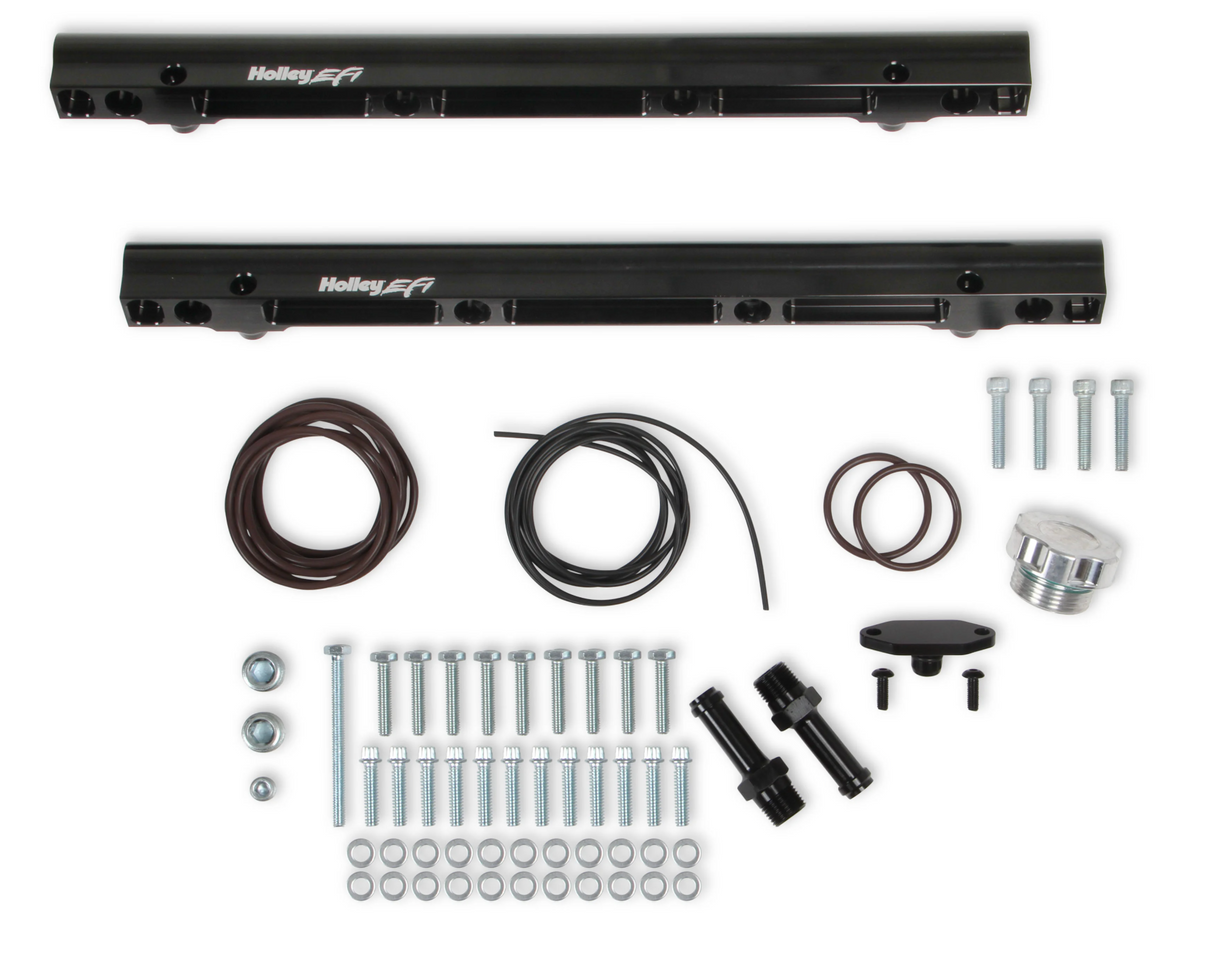 Holley® #300-650 Gen III Hemi Cast EFI Intake Manifold for use with 95mm LS Style Throttle Body