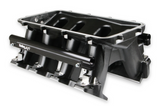 Holley® #300-117BK GM LS3/L92 Hi-Ram Intake Manifold for 105mm GM LS3/L92 Throttle Body (Longitudinal Mount Plenum Top)