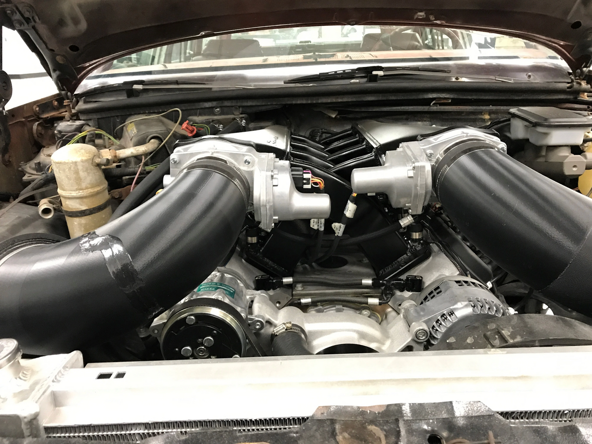 Holley® #822202 GM LS3/L92 92MM Black Sniper EFI Fabricated Intake Manifold Dual Plenum