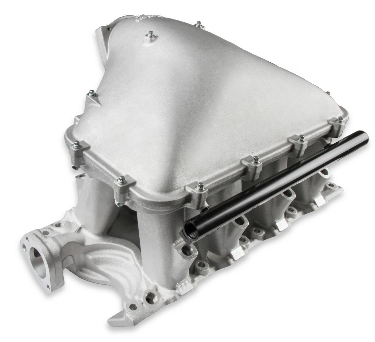 Holley® #300-306 8.2" SBF Ford Hi-Ram Intake Manifold with 95mm 1986-95 Ford 5.0 Throttle Body Flange Side Mount Top