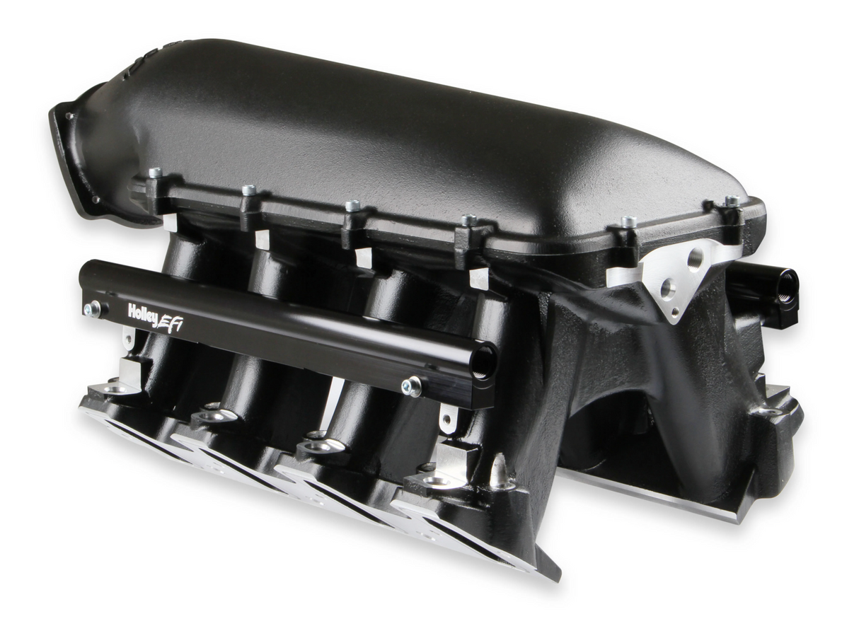 Holley® #300-122BK GM LS1/LS2/LS6 Cathedral Port EFI Intake Manifold for 92mm LS Throttle Body