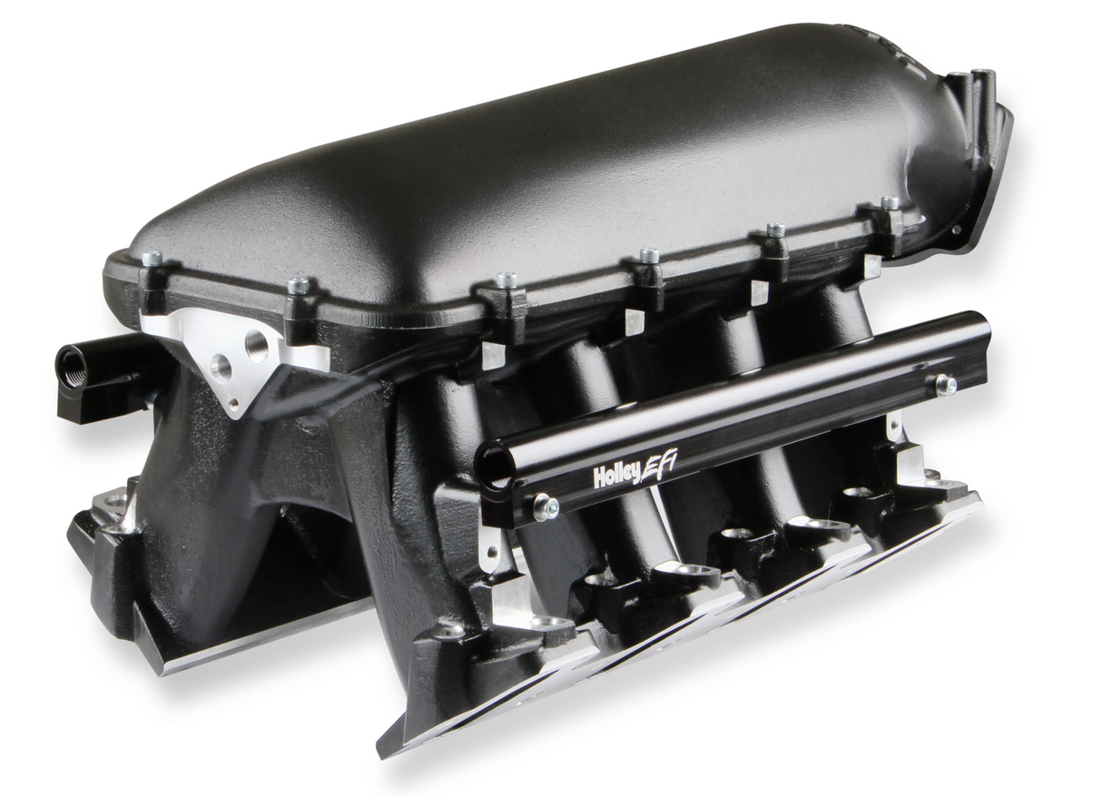 Holley® #300-122BK GM LS1/LS2/LS6 Cathedral Port EFI Intake Manifold for 92mm LS Throttle Body