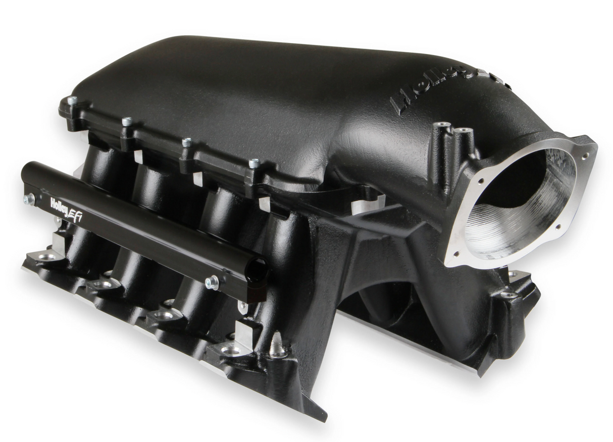 Holley® #300-122BK GM LS1/LS2/LS6 Cathedral Port EFI Intake Manifold for 92mm LS Throttle Body