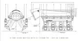 Holley® #300-122BK GM LS1/LS2/LS6 Cathedral Port EFI Intake Manifold for 92mm LS Throttle Body