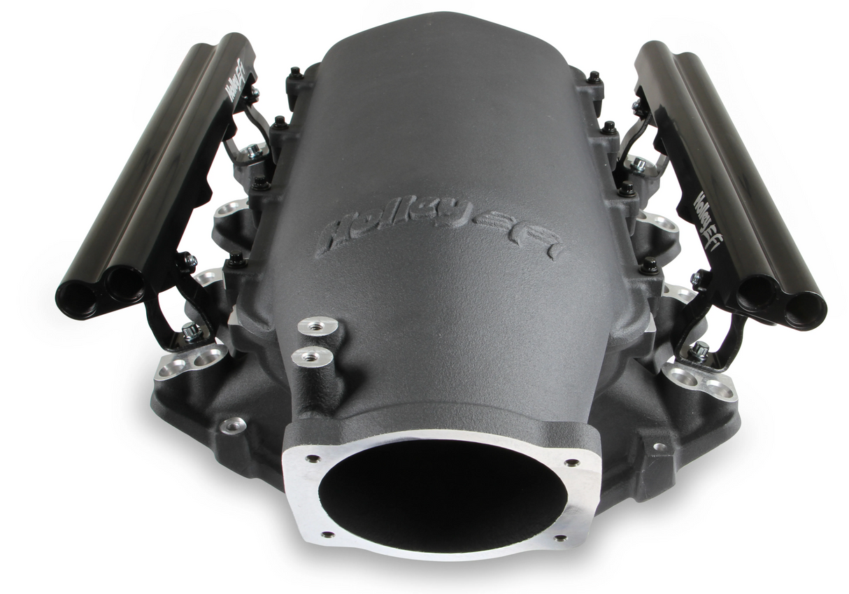 Holley® #300-624BK GM LS1/LS2/LS6 Lo-Ram EFI Intake Manifold with Fuel Rails