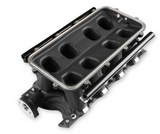 Holley® #300-272BK 8.2" SBF Ford Hi-Ram Intake Manifold with 95mm LS Throttle Body Flange Top