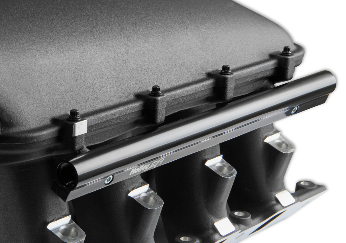 Holley® #300-272BK 8.2" SBF Ford Hi-Ram Intake Manifold with 95mm LS Throttle Body Flange Top