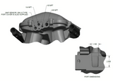 Holley® #300-308 8.2" SBF Ford Hi-Ram Intake Manifold with 105mm 1986-95 Ford 5.0 Throttle Body Flange Side Mount Top