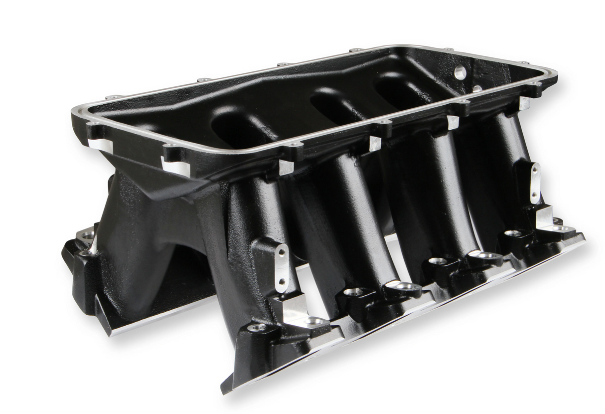 Holley® #300-116BK GM LS3/L92 EFI Hi-Ram Intake Manifold for 92mm GM LS3/L92 Throttle Body with Longitudinal Mount Plenum Top
