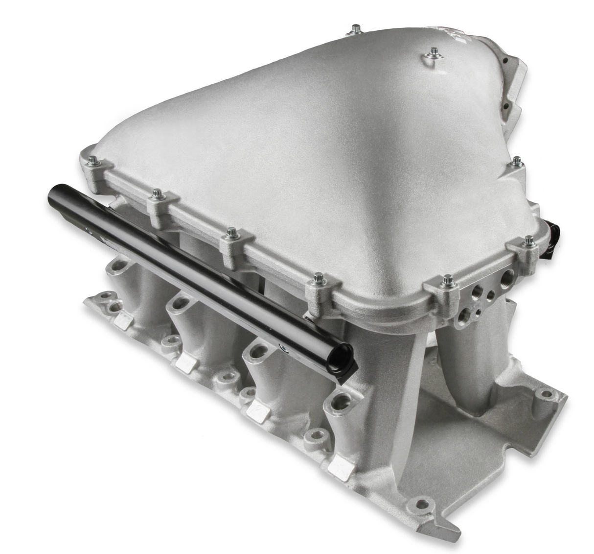 Holley® #300-310 Ford 351 Windsor Hi-Ram Intake Manifold with 105mm 1986-95 Ford 5.0 Throttle Body Flange Side Mount Top