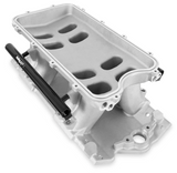 Holley® #300-950 Small Block Chevy Hi-Ram Intake Manifold with 105mm LS Throttle Body Flange Plenum Top
