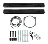 Holley® #300-950 Small Block Chevy Hi-Ram Intake Manifold with 105mm LS Throttle Body Flange Plenum Top