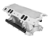 Holley® #300-950 Small Block Chevy Hi-Ram Intake Manifold with 105mm LS Throttle Body Flange Plenum Top