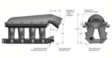 Holley® #300-274 8.2" SBF Ford Hi-Ram Intake Manifold Base