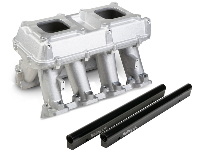 Holley® #300-115 GM LS3/L92 Hi-Ram Intake Maniold with 2 x 4150 (2 x 1000cfm sideways or inline mounting)