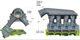 Holley® #300-141 GM GEN V LT1 Hi-Ram Intake Manifold with 92mm LS Throttle Body (Longitudinal Mount)