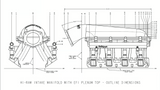 Holley® #300-125 Camaro/Corvette LS7 Hi-Ram EFI Intake Manifold for 105mm Throttle Body