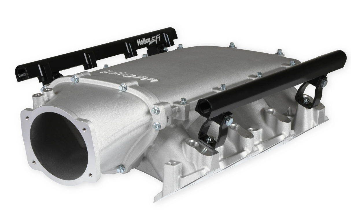 Holley® #300-680 GM LS3/L92 Ultra Lo-Ram Satin Intake Manifold for LS 105mm Throttle Body