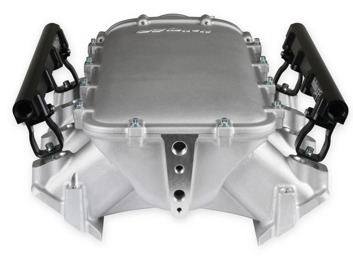 Holley® #300-680 GM LS3/L92 Ultra Lo-Ram Satin Intake Manifold for LS 105mm Throttle Body