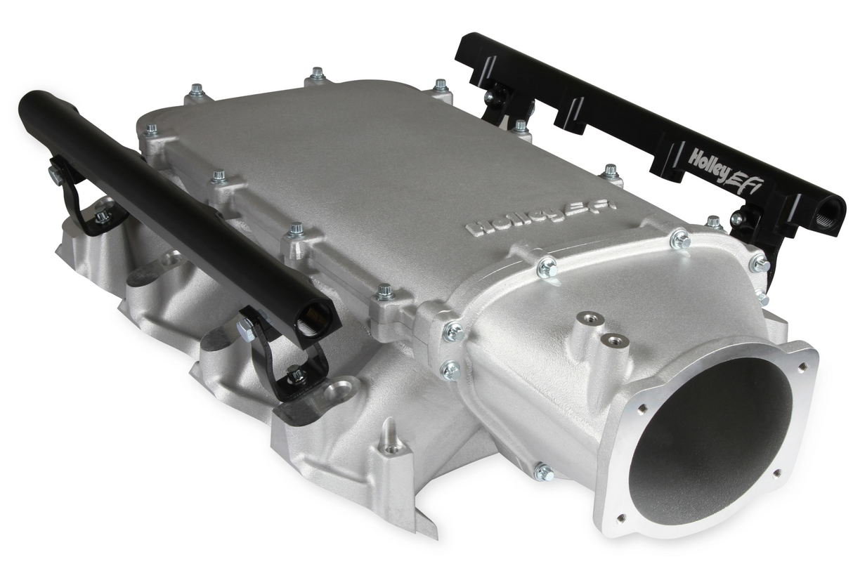 Holley® #300-680 GM LS3/L92 Ultra Lo-Ram Satin Intake Manifold for LS 105mm Throttle Body