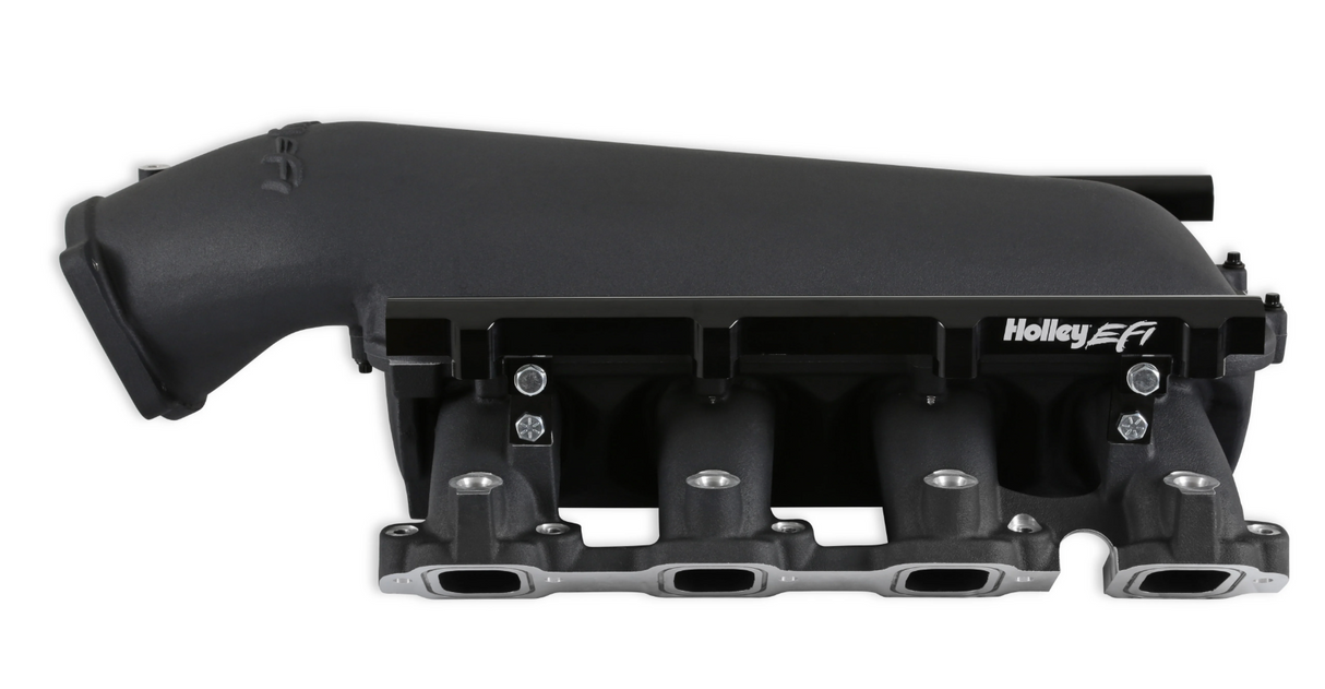 Holley® #300-718BK GM GEN V LT1  Lo-Ram Intake Manifold with Port Injection Fuel Rails