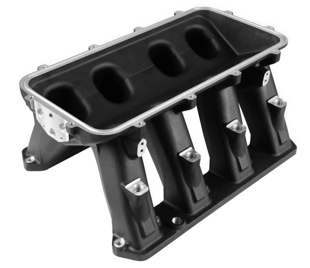 Holley® #300-653BK GEN III HEMI Hi-Ram EFI Intake Manifold Base