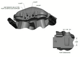 Holley® 300-274BK 8.2" SBF Ford Hi-Ram Intake Manifold Base