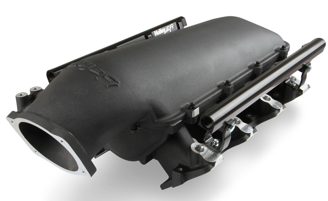 Holley® #300-620BK GM LS1/LS2/LS6 Modular Lo-Ram EFI Intake Manifold for LS 105mm Throttle Bodies
